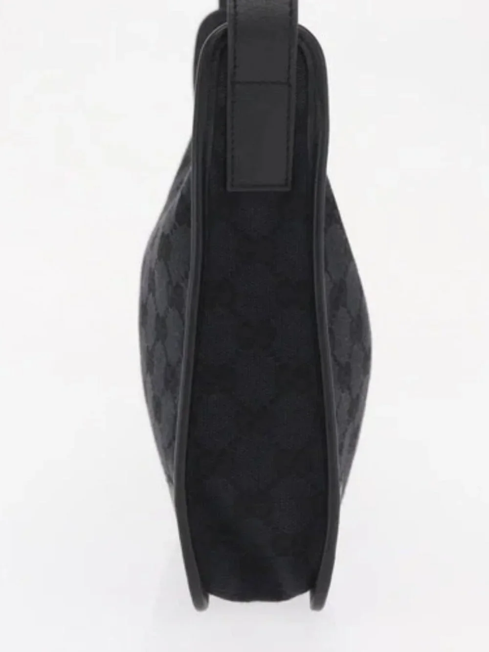 GUCCI GG Canvas Shoulder Bag Black Silver 001 - Picture 5 of 16